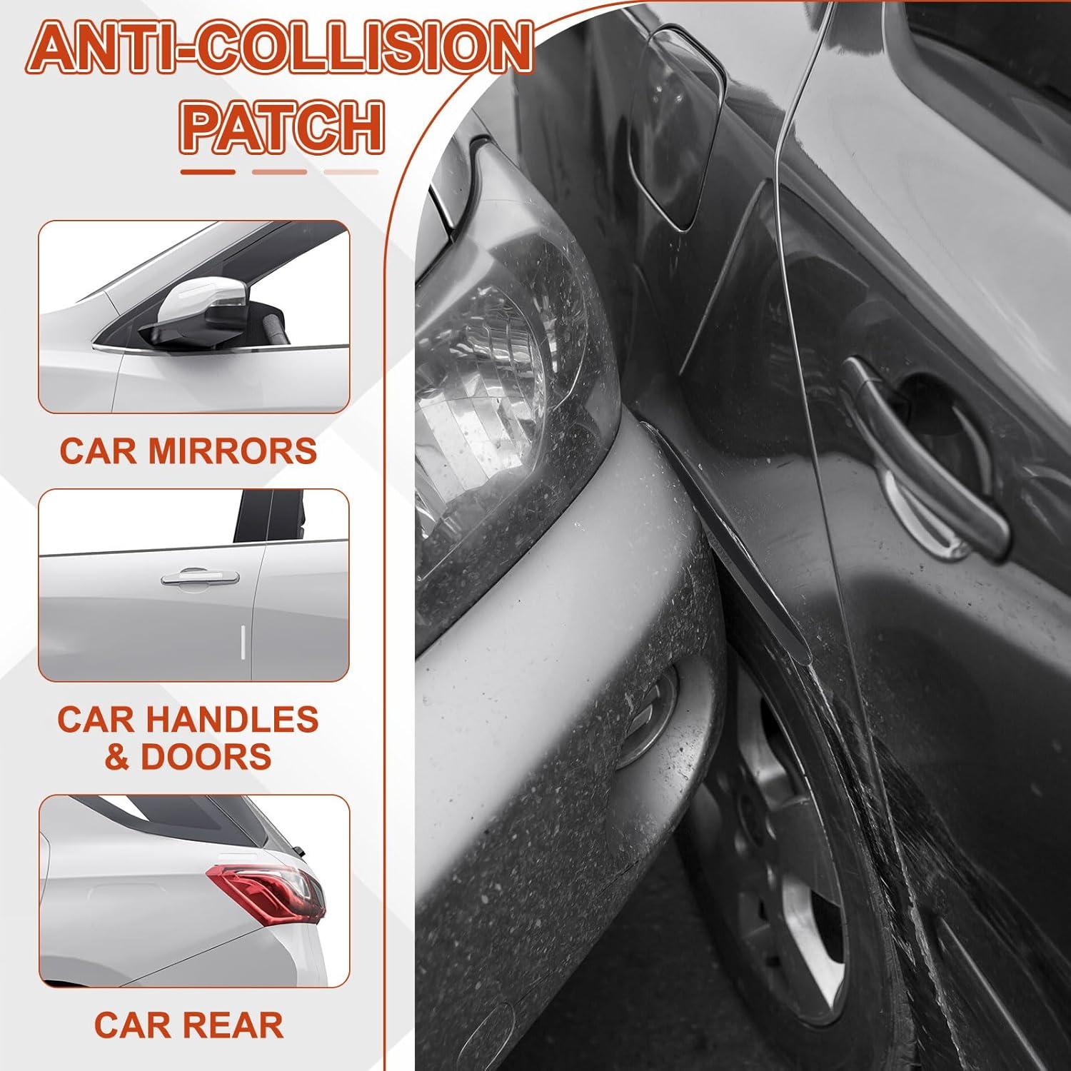 Tira de Protección de Parachoques PATIKIL 50 Pcs Silicona Transparente