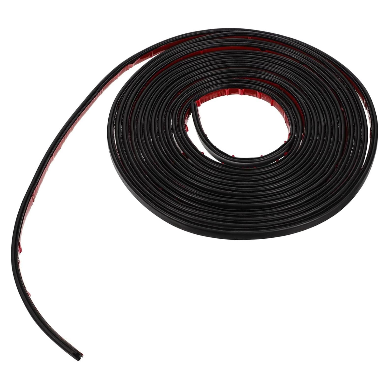 Tira de Sello Aislante para Puerta ETHZZLE 600x1cm Negro