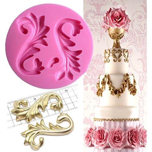 Molde de Silicona para Pastel de Boda Anyana Scroll Grande