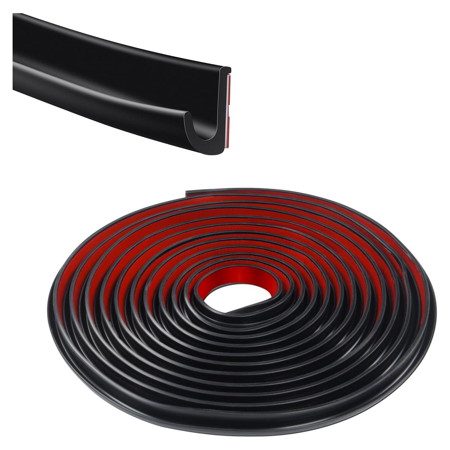 Canal de Drenaje de Agua Atsorvicate 6.2m Gel Silicona Negro