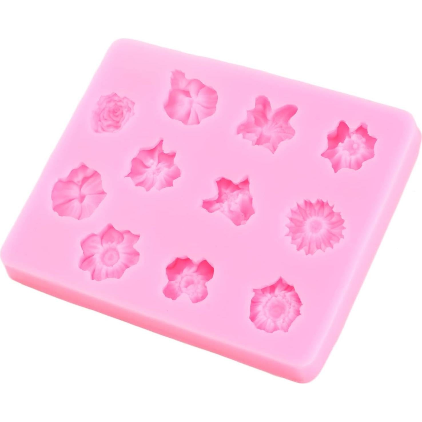 Set de 4 Moldes de Silicona para Fondant MIYAHOUSE