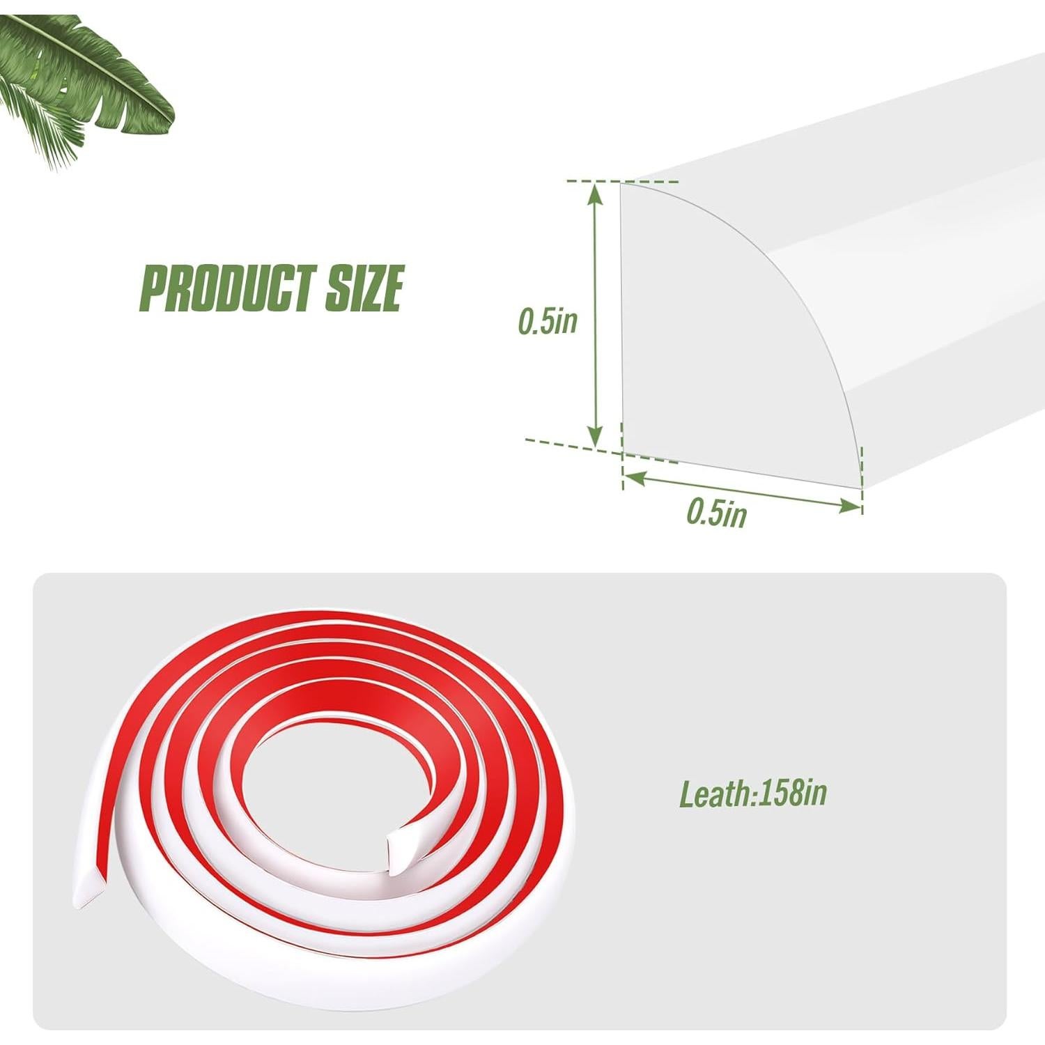 Moldura Flexible Autoadhesiva Vivikivi 401.3 cm Blanca