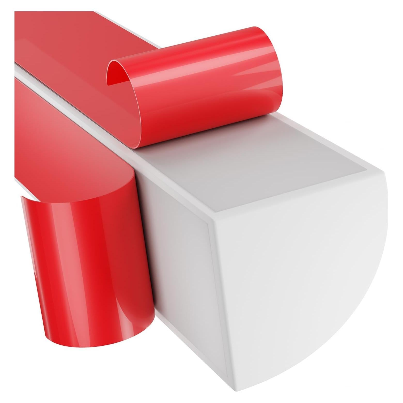 Moldura Cuarterona Flexible WURJHSONG 99 cm Caucho Blanco