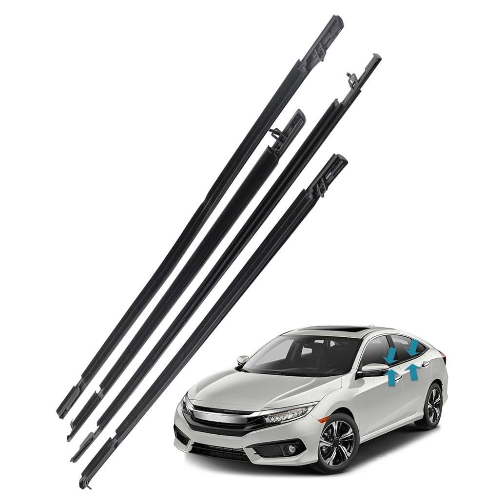 Sello de Ventana YBDDZH para Honda Civic 2006-2011 Juego de 4