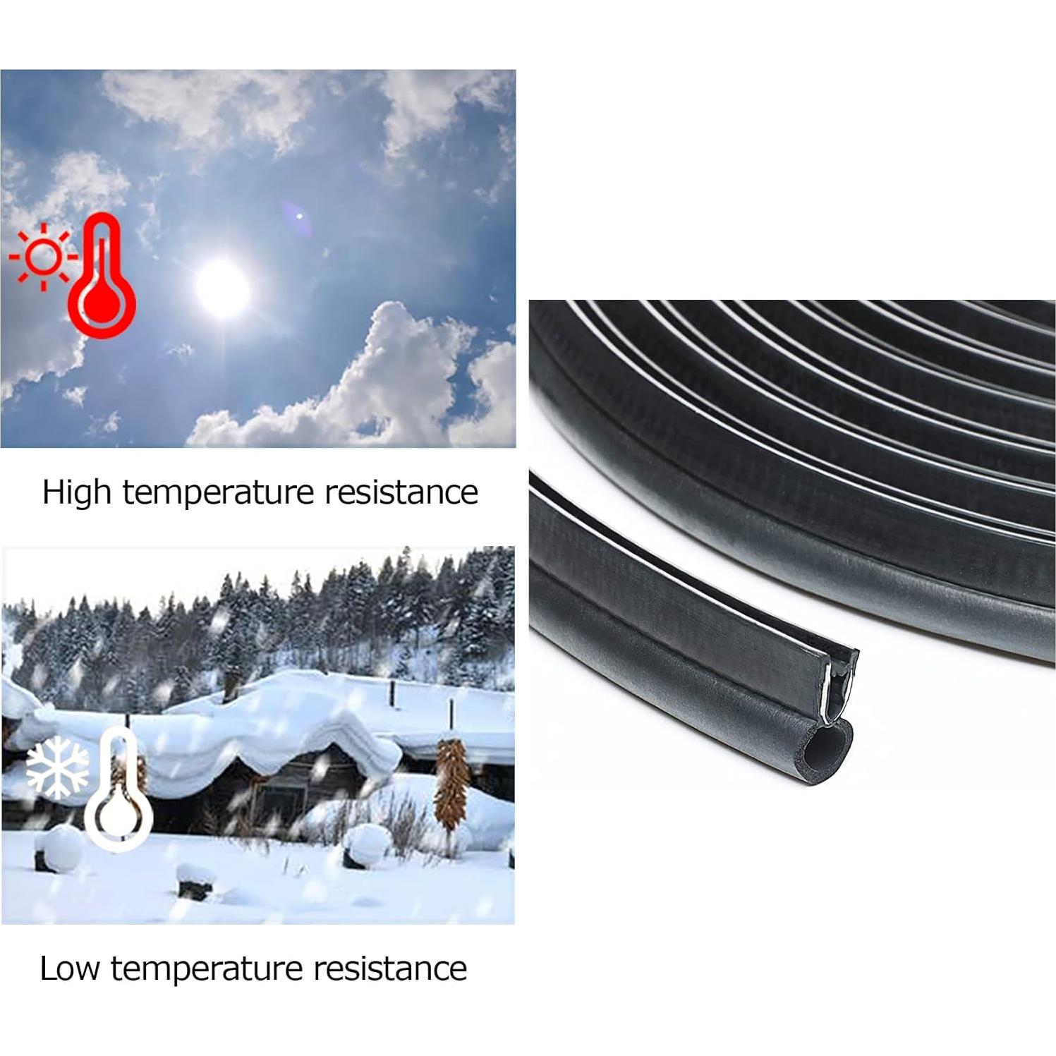 Tira de Sello de Goma Tintvent 7.92m Universal Aislante Acústico