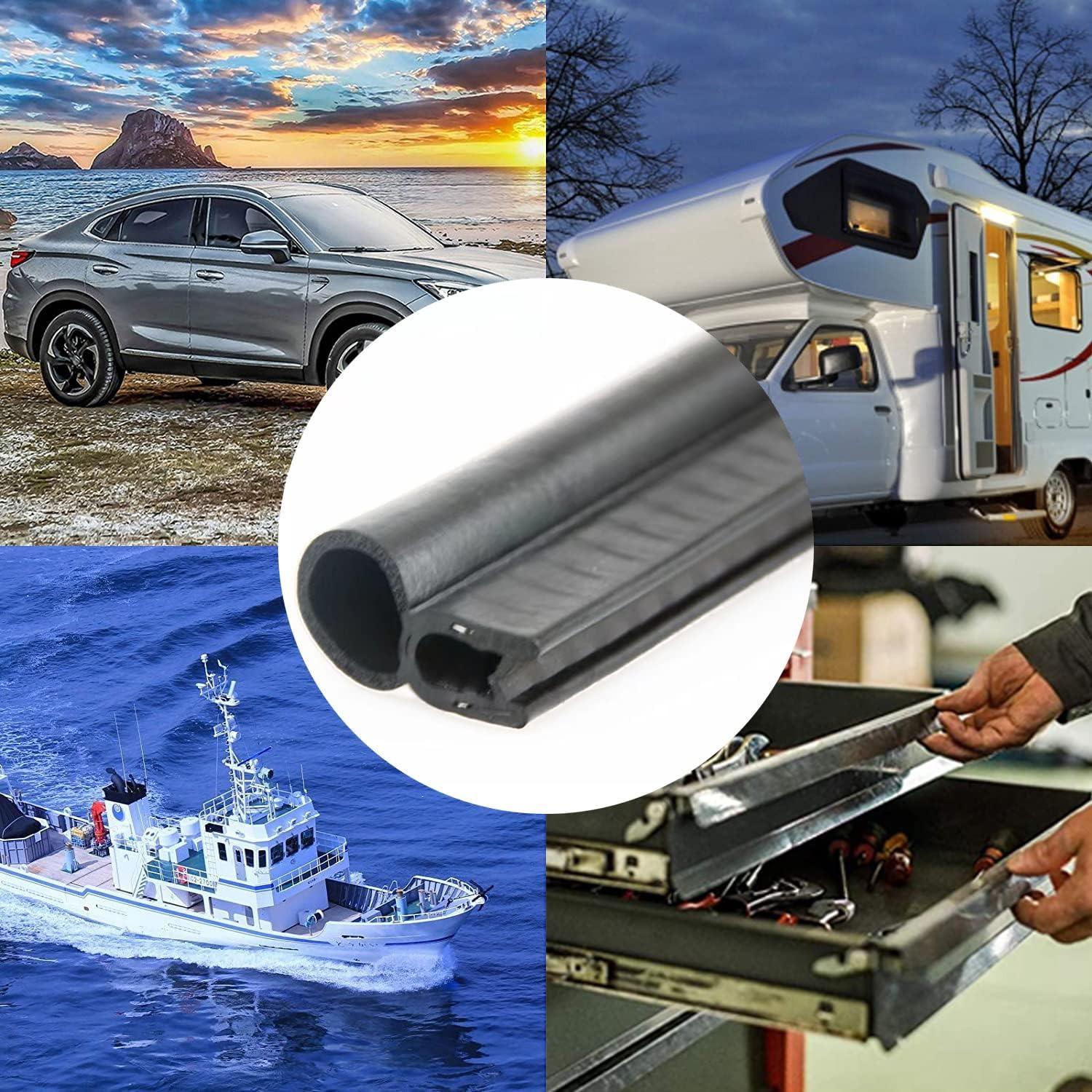 Tira de Sello de Goma Tintvent 7.92m Universal Aislante Acústico