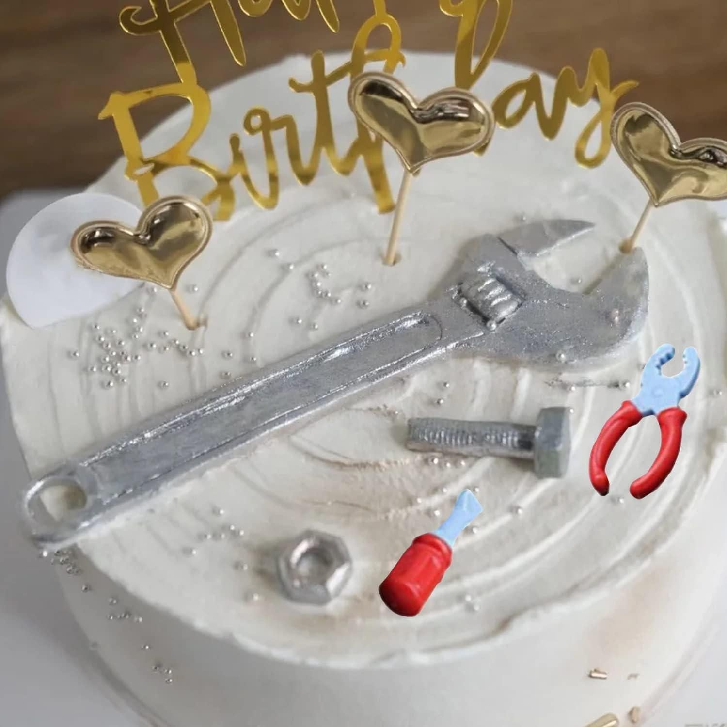 Set de 4 Moldes de Silicona MIYAHOUSE para Decoración de Pasteles