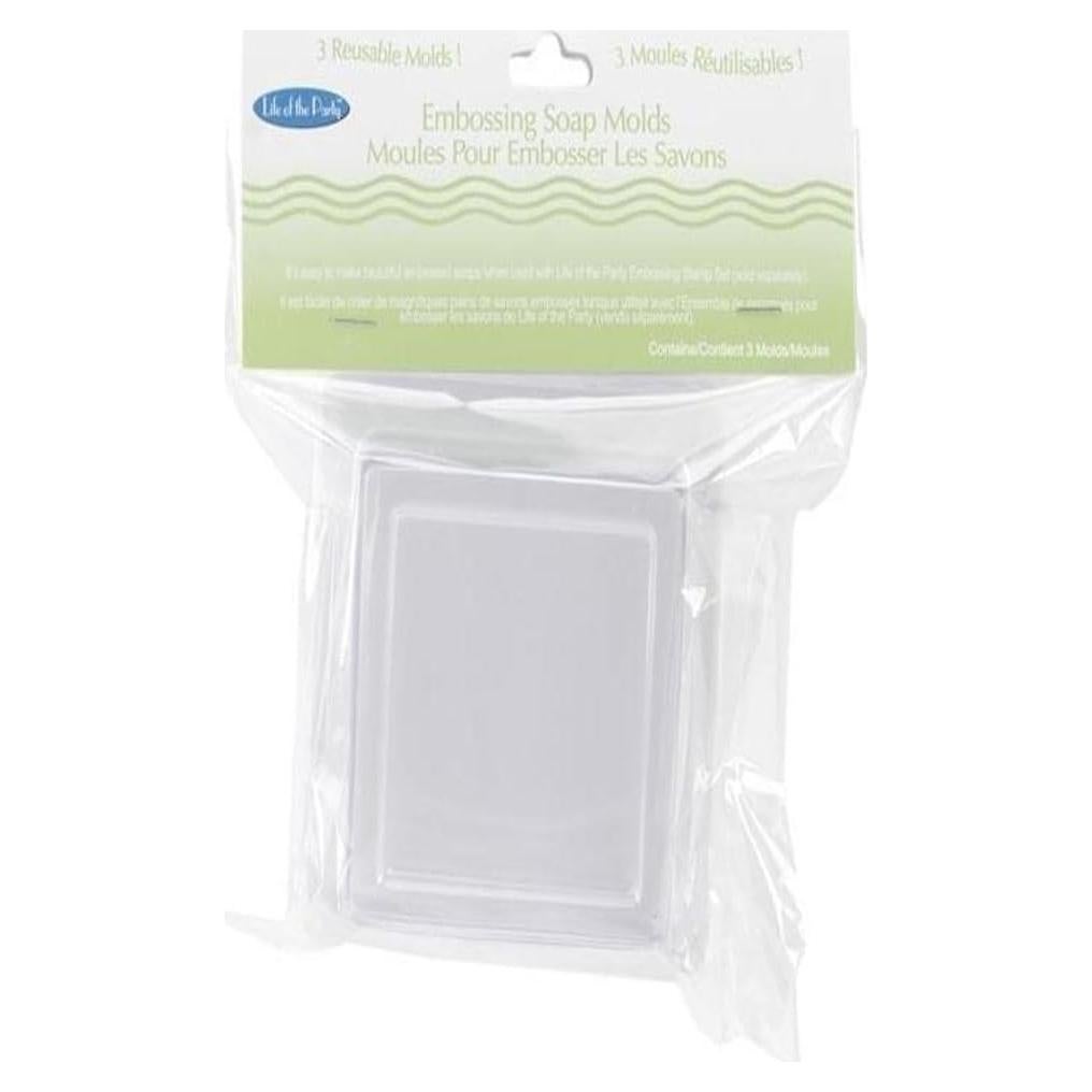 Molde de Embossing para Jabón Vida de la Fiesta SP61505 - 3 Piezas