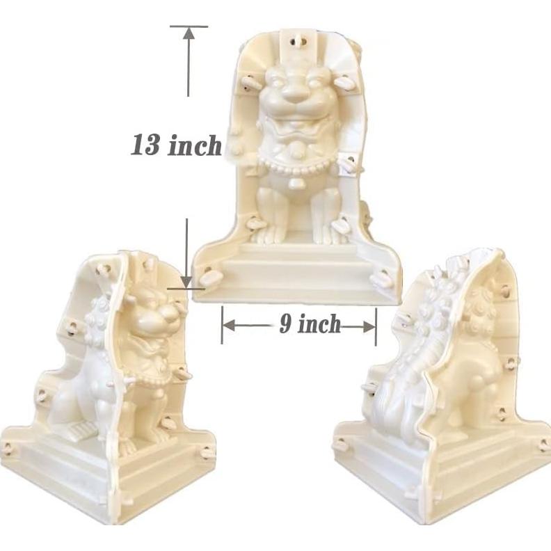 Molde de Estatua de Cemento León EAIVENY 1.08kg 35.88x25.50cm