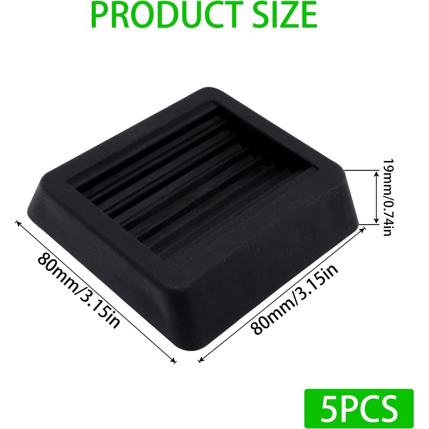 5 Detenedores de Rueda de Silicona GDFYMI para Muebles