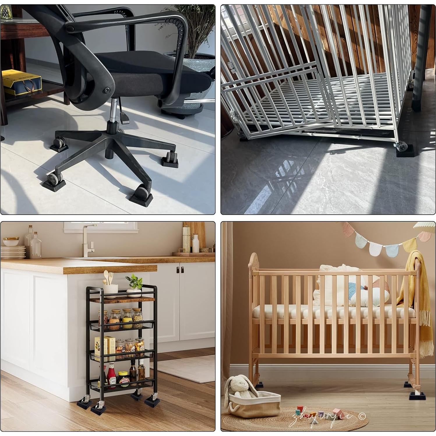 5 Detenedores de Rueda de Silicona GDFYMI para Muebles