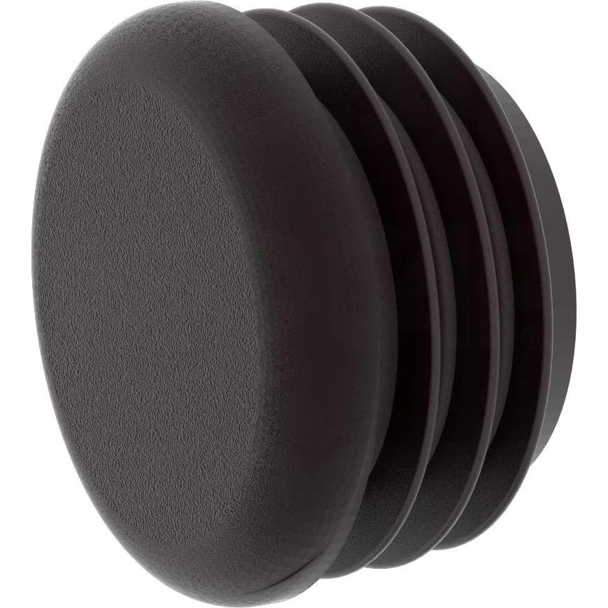 Tapones MOCAP para Tubos Redondos 42mm - 1000pcs Negro Mate