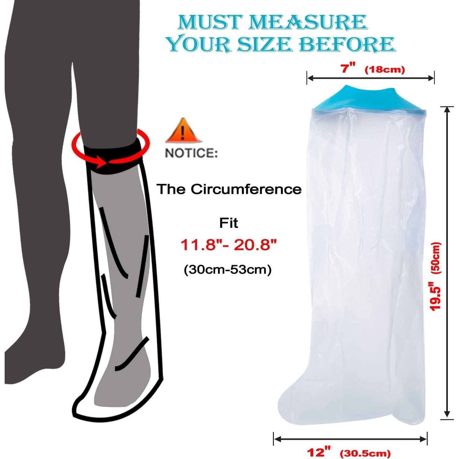 Cubierta Impermeable para Yeso de Pierna Niños Asunby 50cm