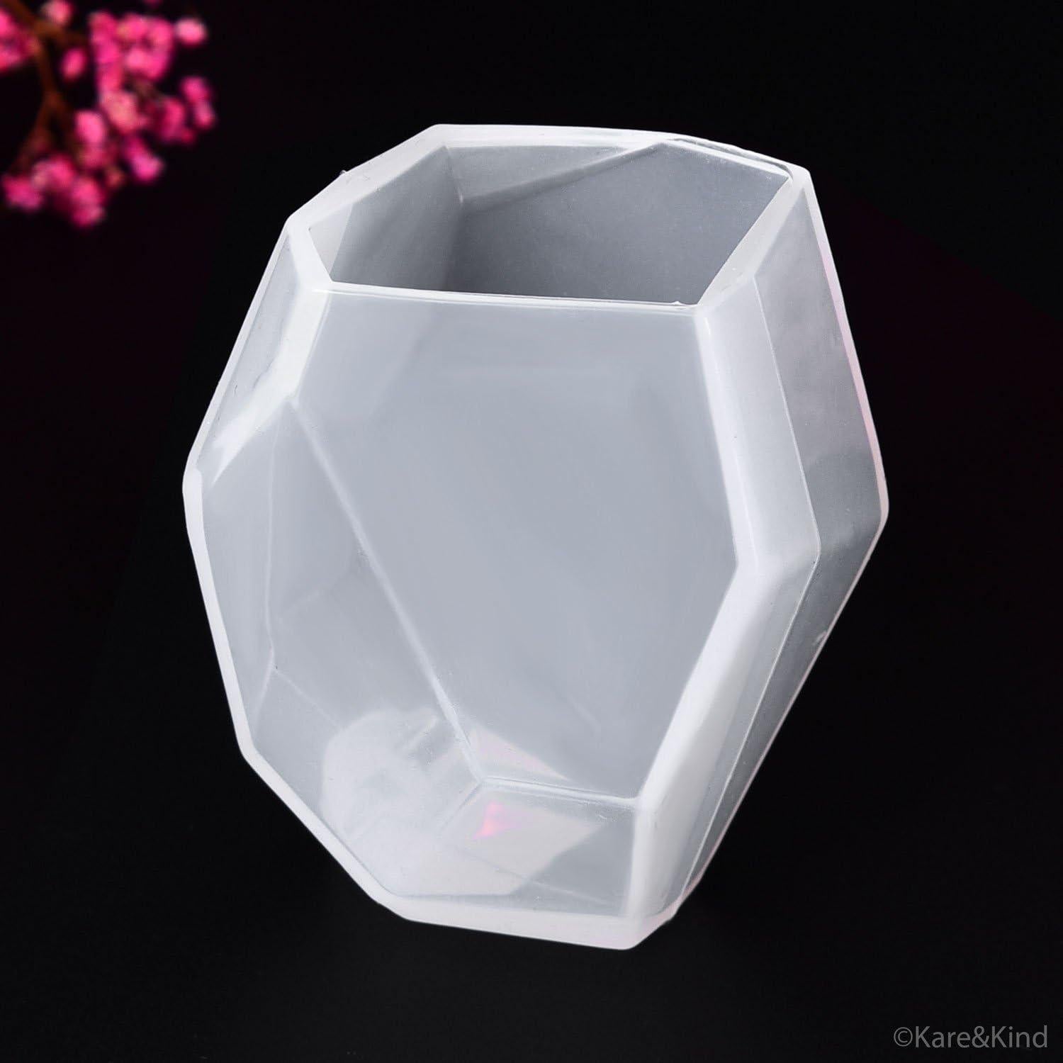 Kit de Moldes de Silicona Kare & Kind - Cristal de Cuarzo - 3 Piezas