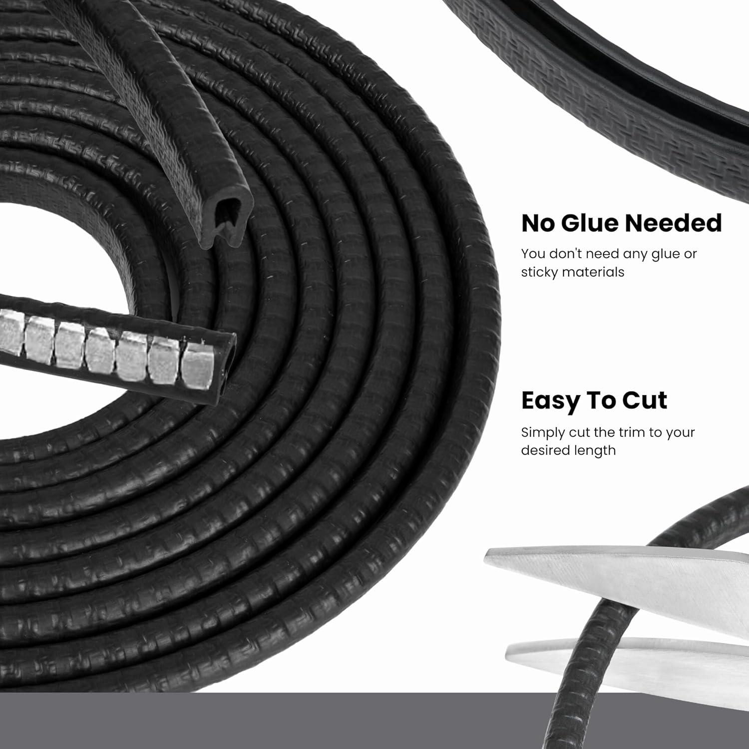 Bisel Protector de Bordes M M SEALS 0.16 m Negro