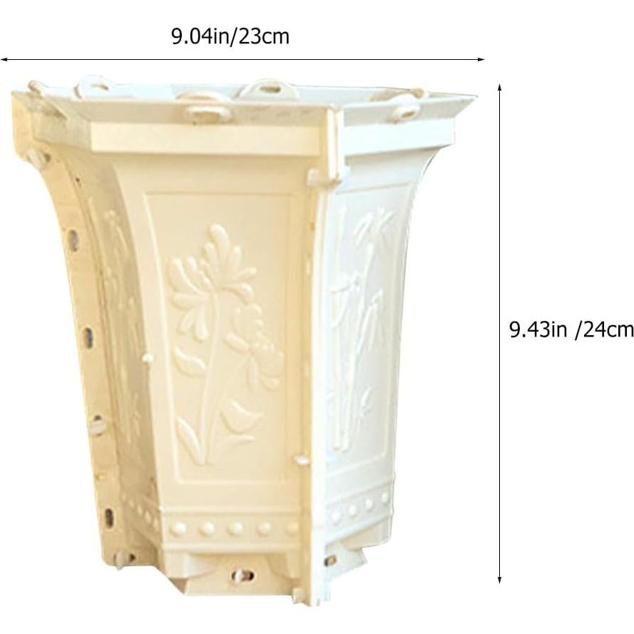 Molde de Resina Epóxica GANAZONO Hexagonal para Macetas