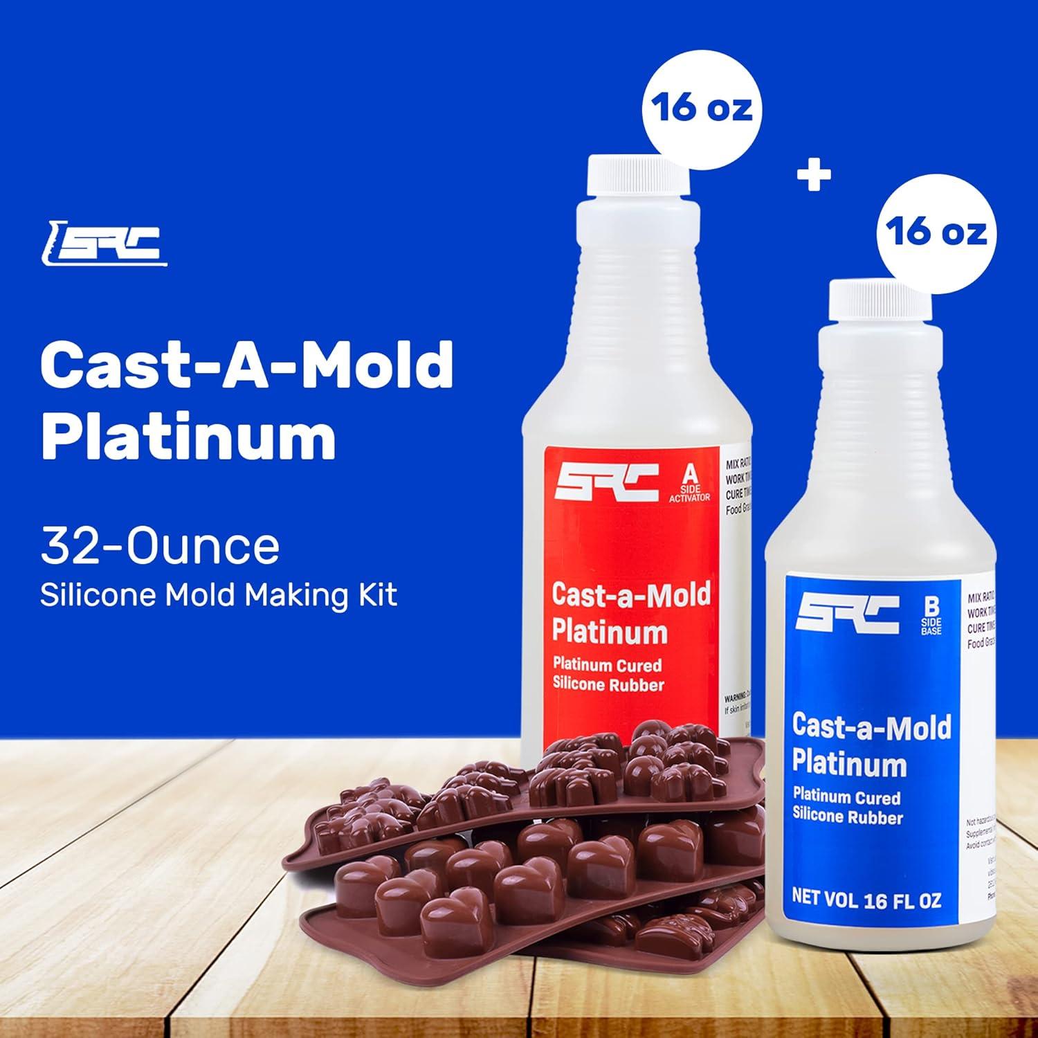 Kit de Moldes de Silicona Grado Alimenticio SPRESIN 32 Oz