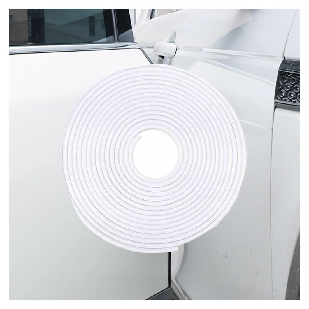 Protector de Bisel de Puerta de Auto 10M Goma Blanco