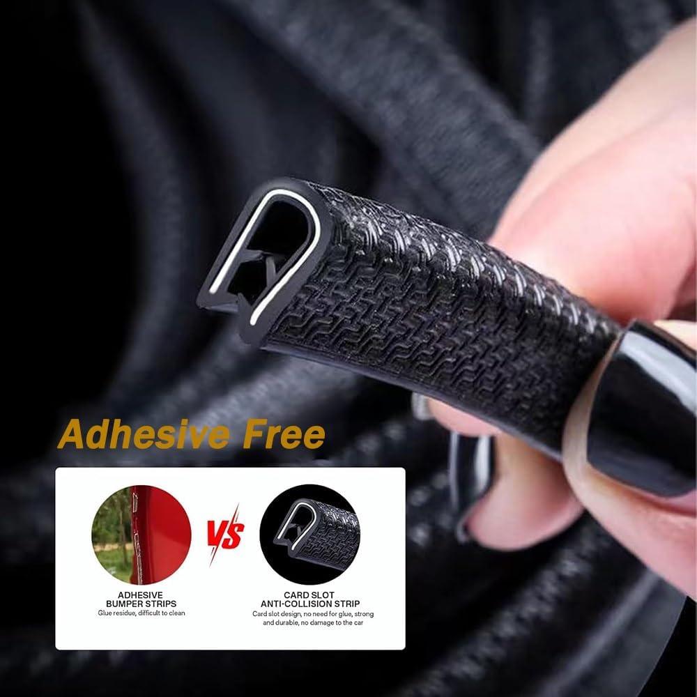 Protector de Bisel de Puerta de Auto 10M Goma Blanco