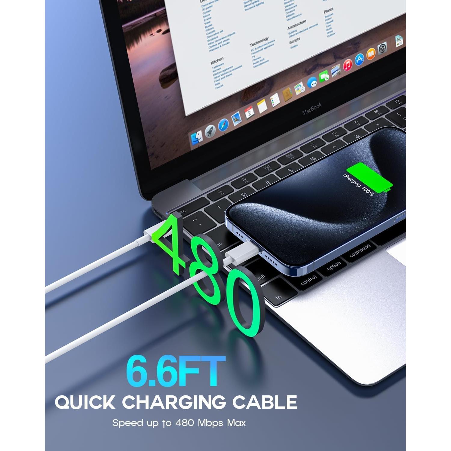 Cable USB C a USB C DreemTeam 240W 2M Carga Rápida