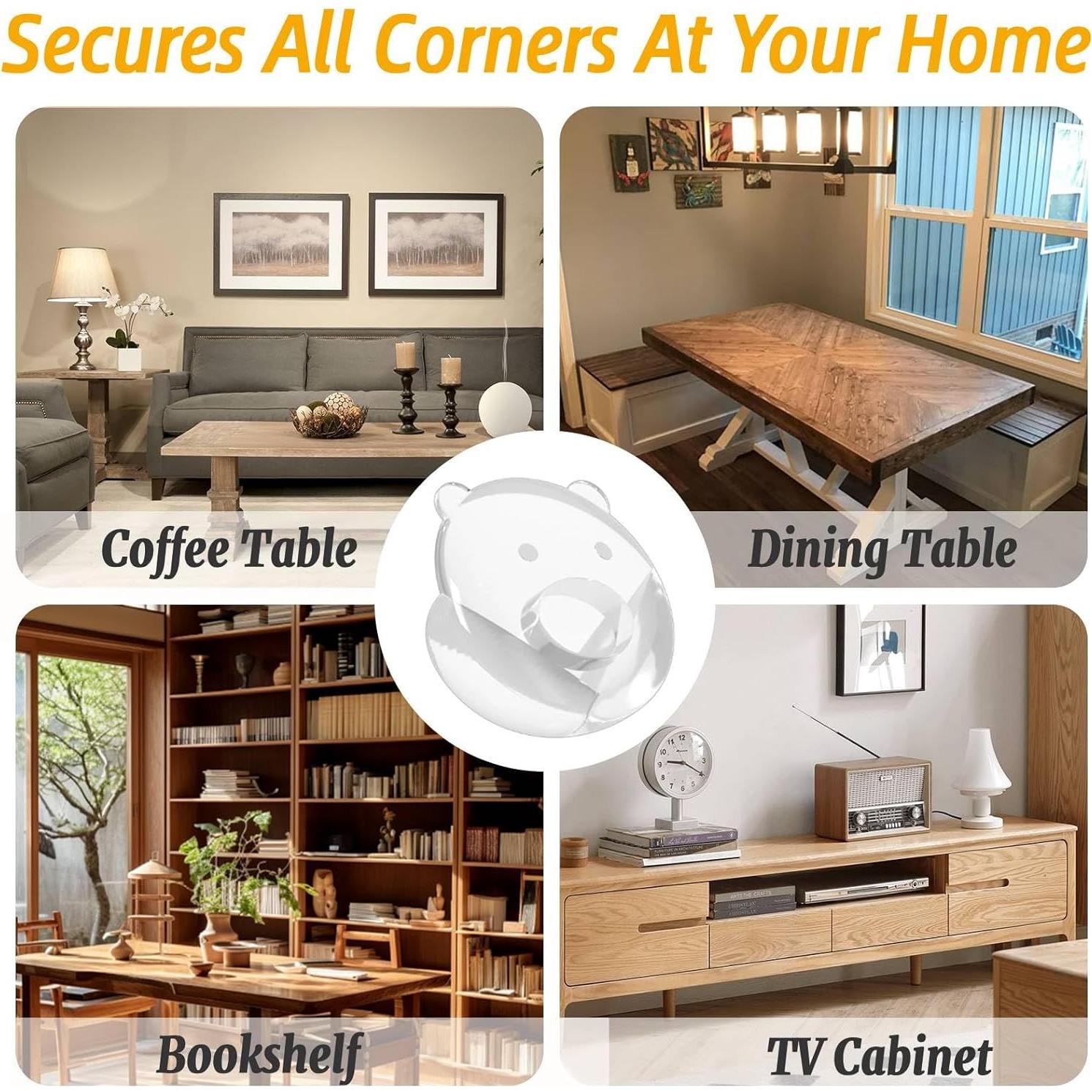 Protectores de Esquinas de Silicona Dancepanda 10PCS