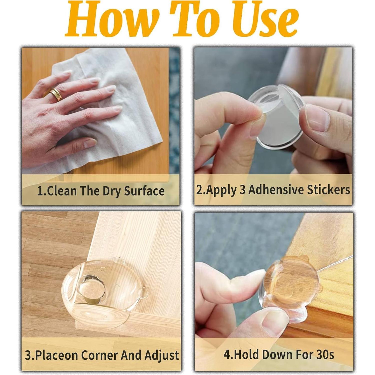 Protectores de Esquinas de Silicona Dancepanda 10PCS