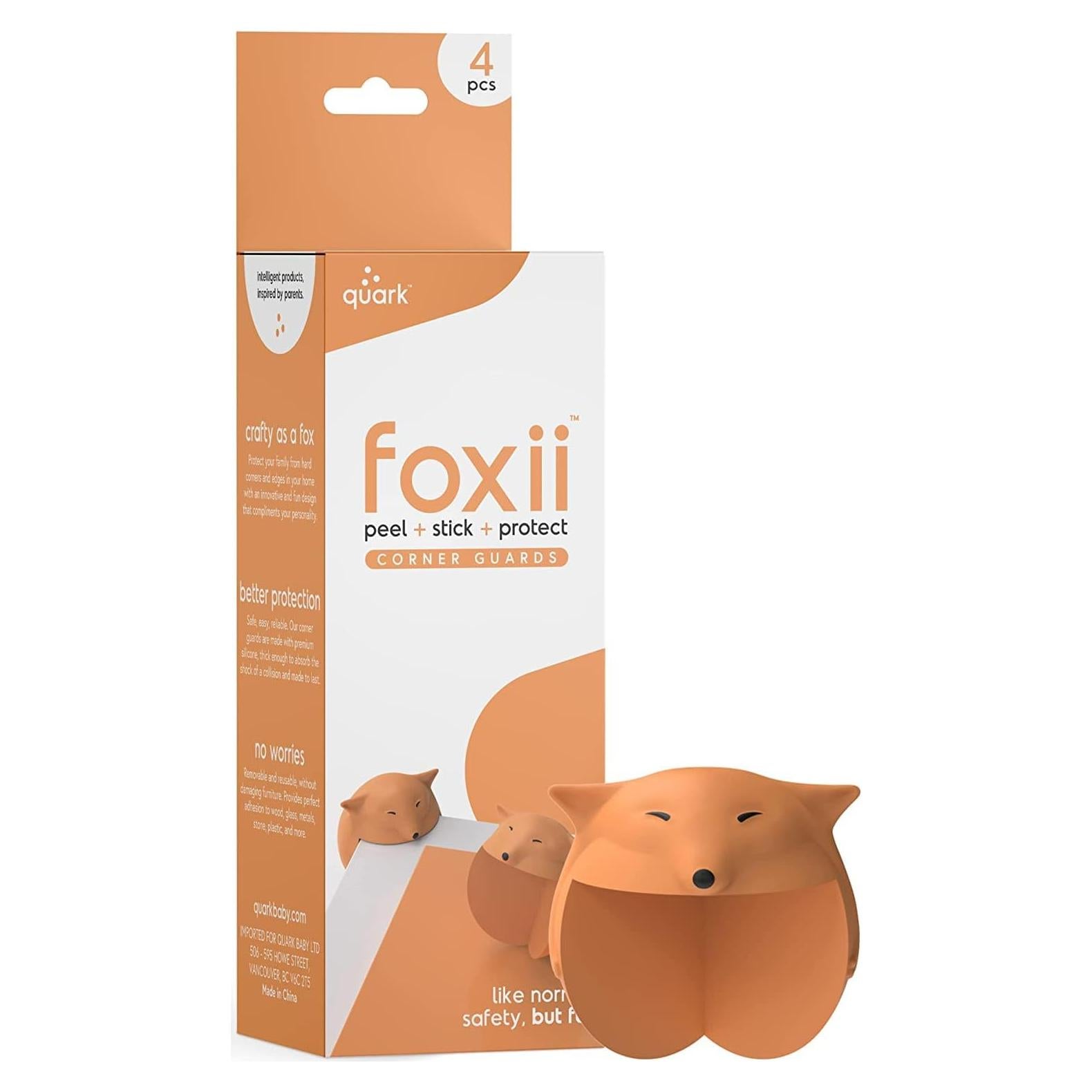 Protectores de Esquinas Quark Foxii - Silicona Gruesa - 4 Piezas