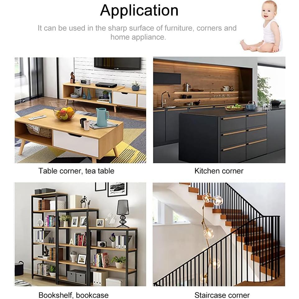 Protectores de Esquinas para Bebé Saycker - 16 Piezas Blanco