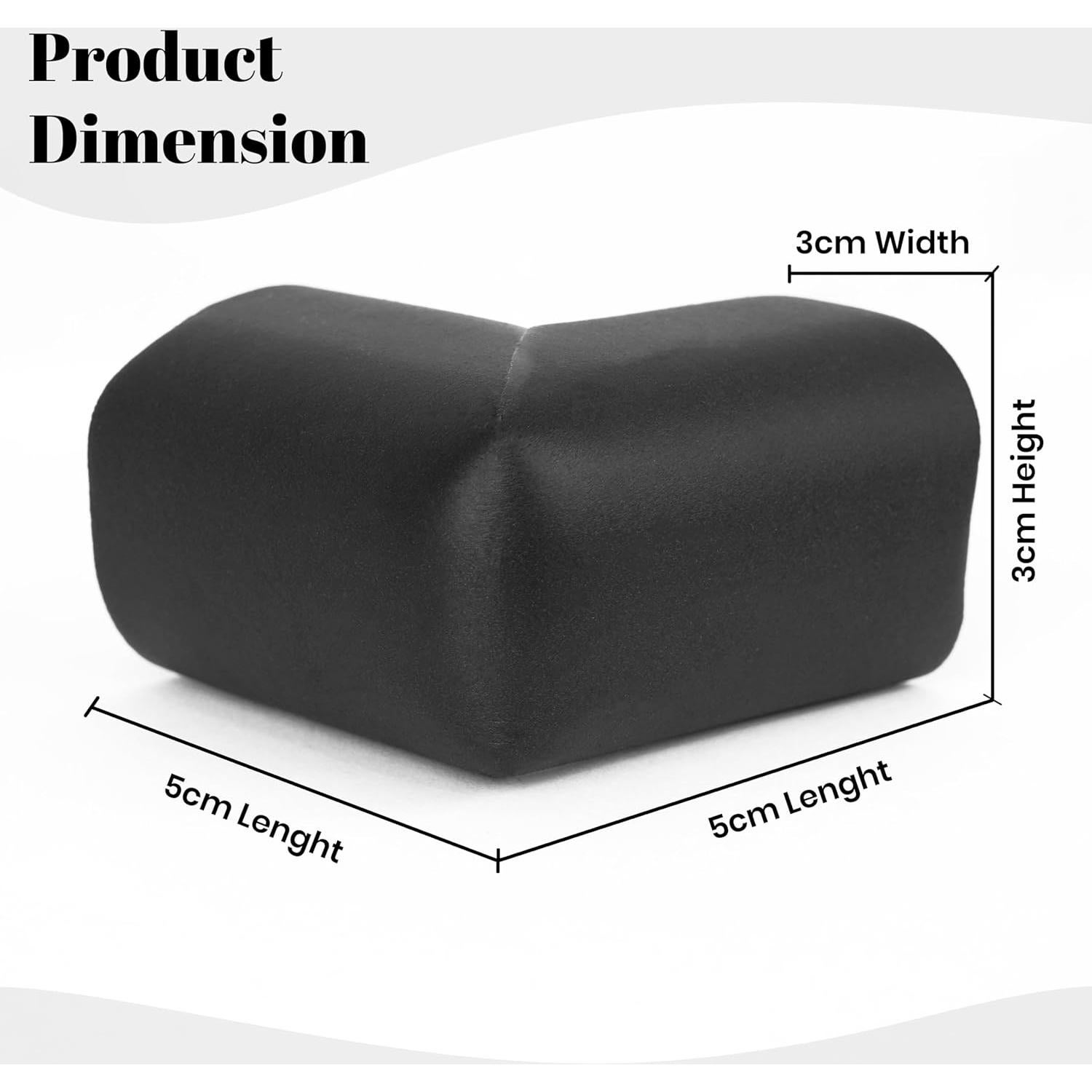 Protector de Esquinas para Bebés SaiTech IT - 12 Pcs Negro