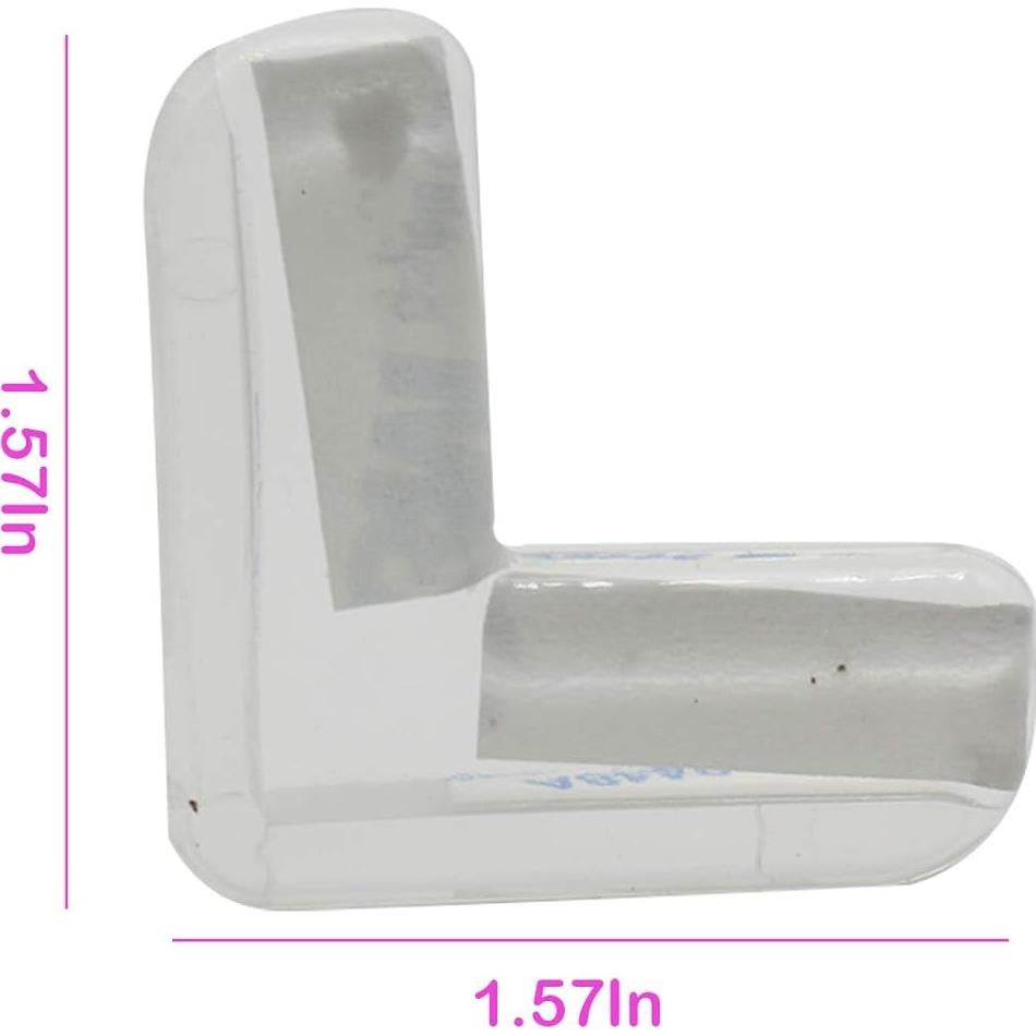Protectores de Esquinas Transparentes PVC BdiliUSA 6 Piezas