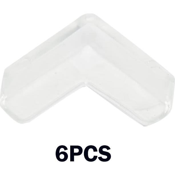 Protectores de Esquinas Transparentes PVC BdiliUSA 6 Piezas