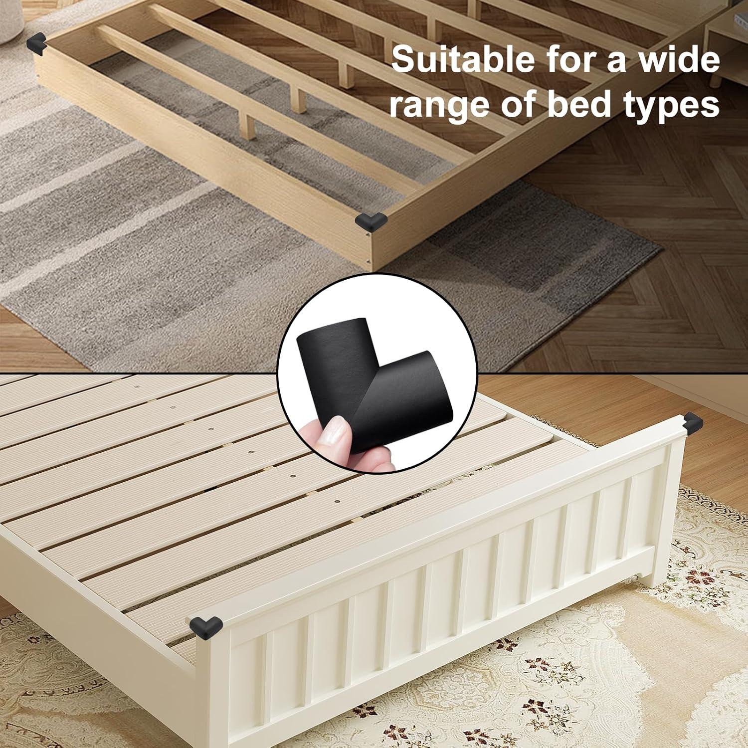 Protectores de Esquinas Wome Negro - Paquete de 4 Espuma Caucho