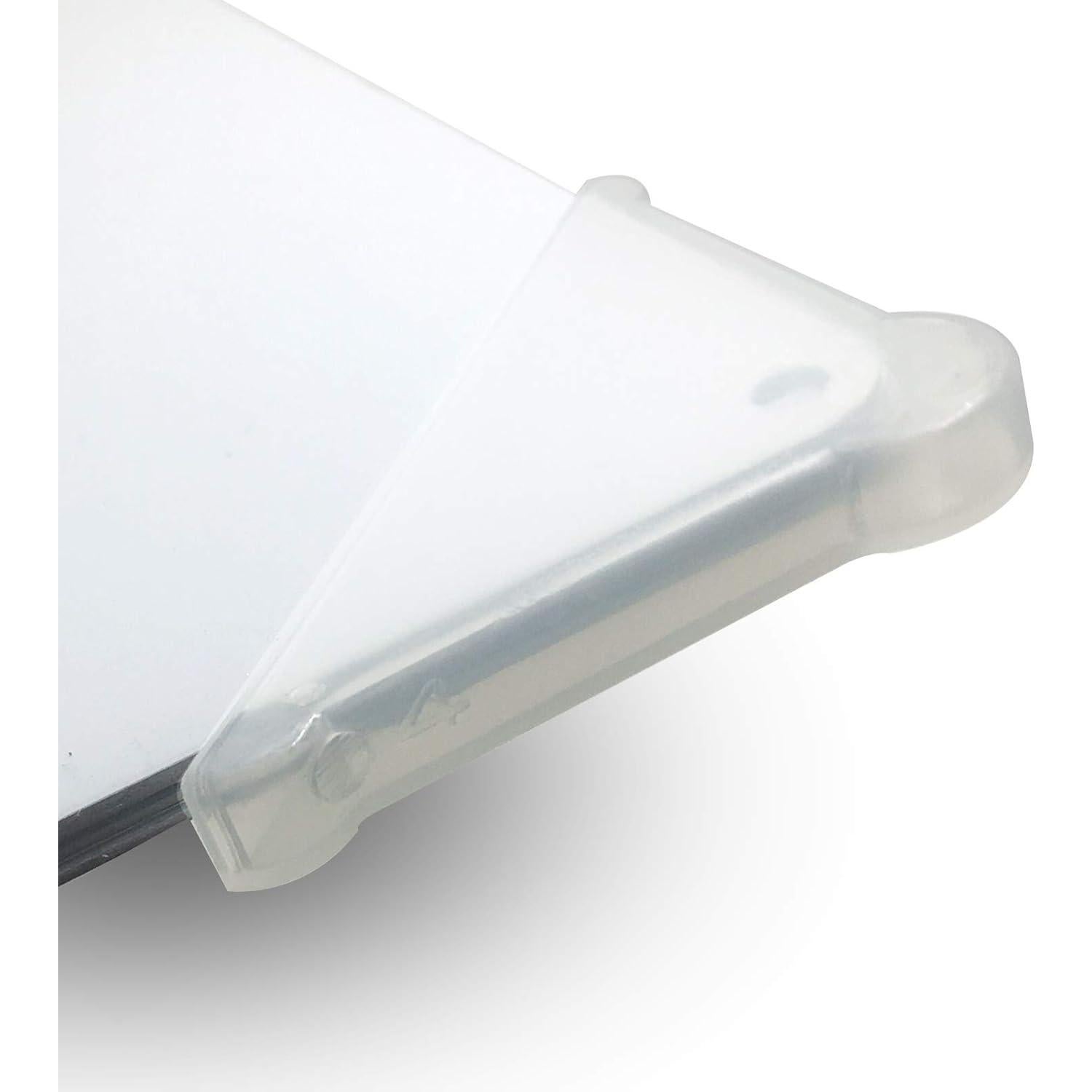 Protectores de Esquina Triples Ebamaz 50PCS 4x37mm Plástico Blanco