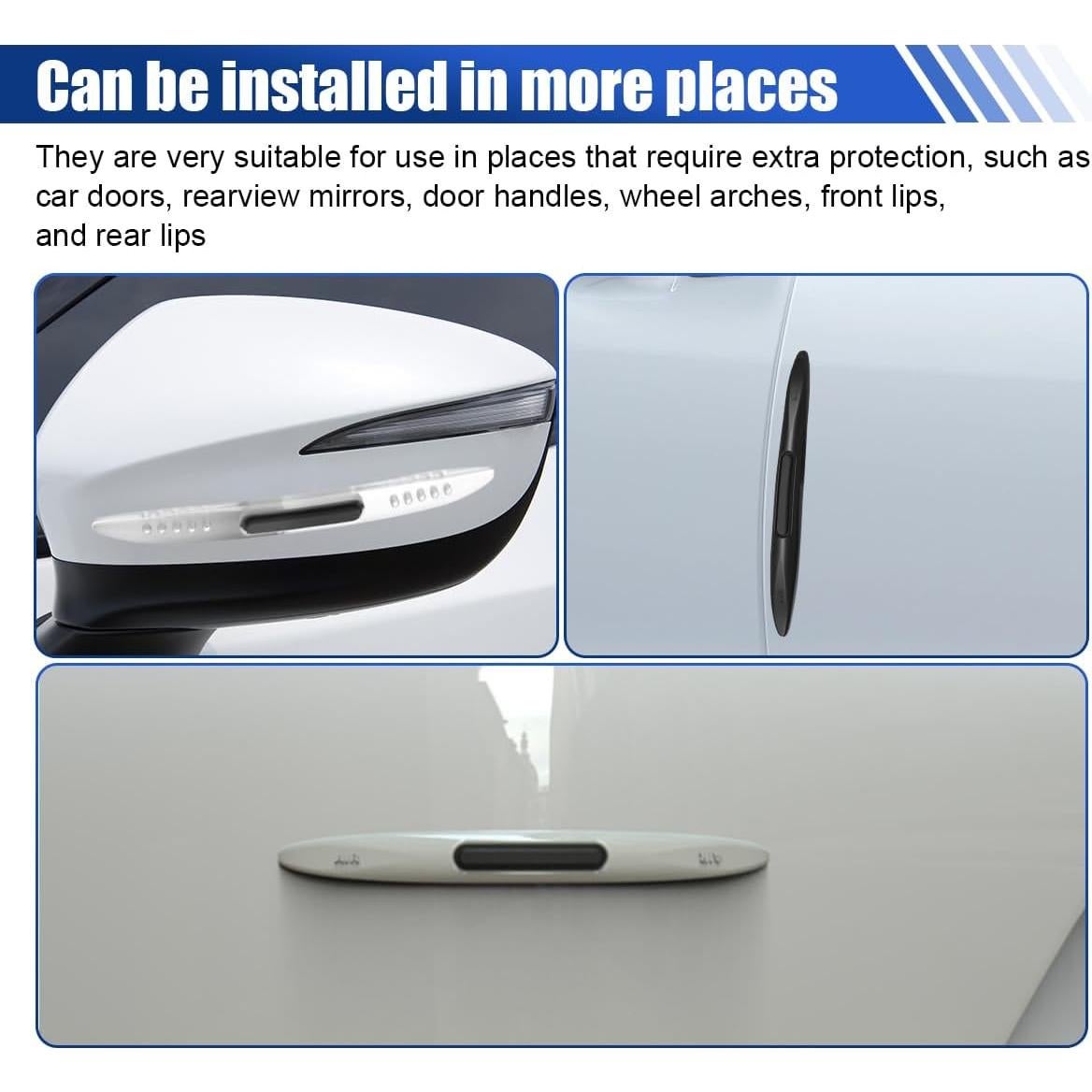 4 Protectores de Bordes de Puerta UHANBUT Anticolisión Transparente