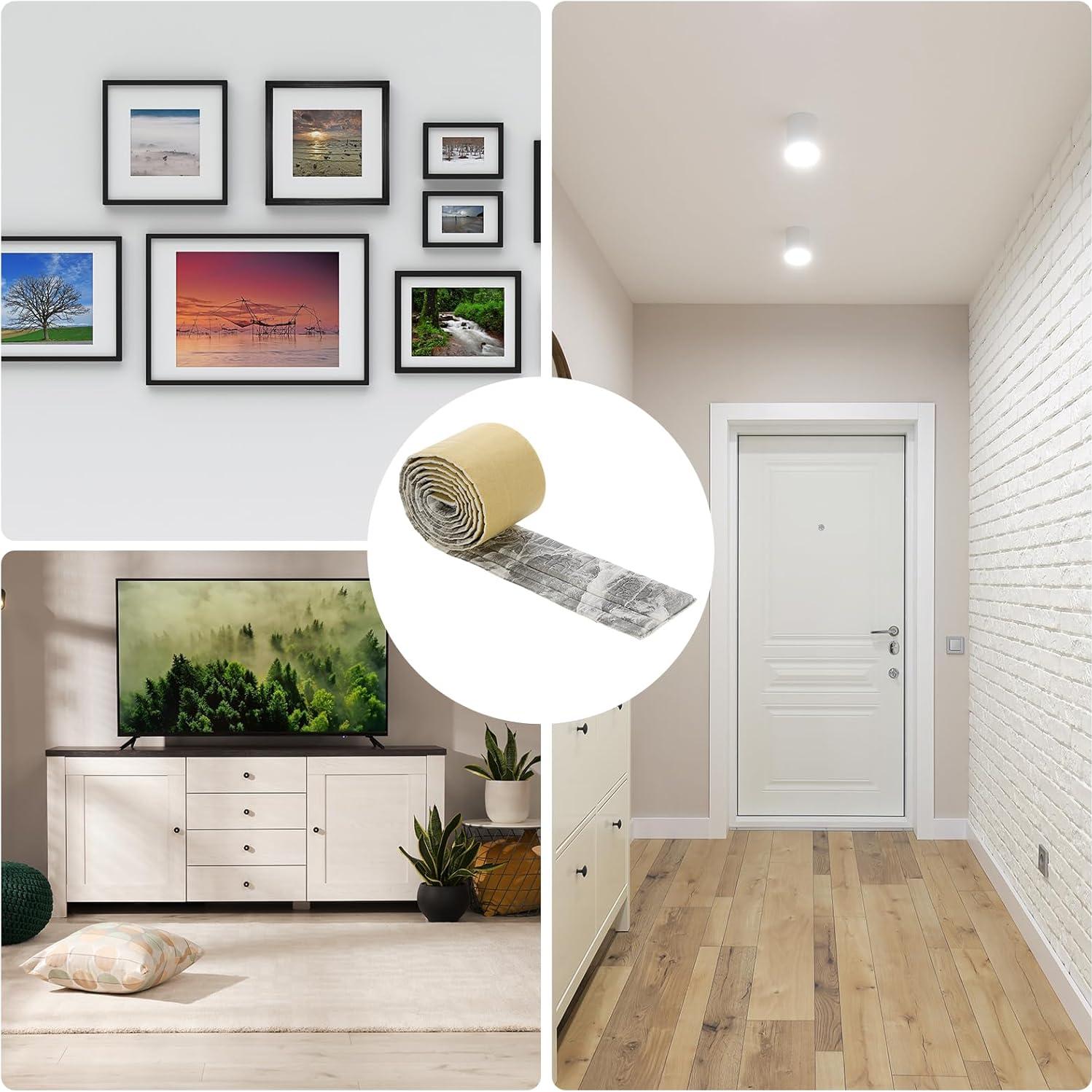 Moldura de Espuma Autoadhesiva uxcell 2.3m Gris 3D