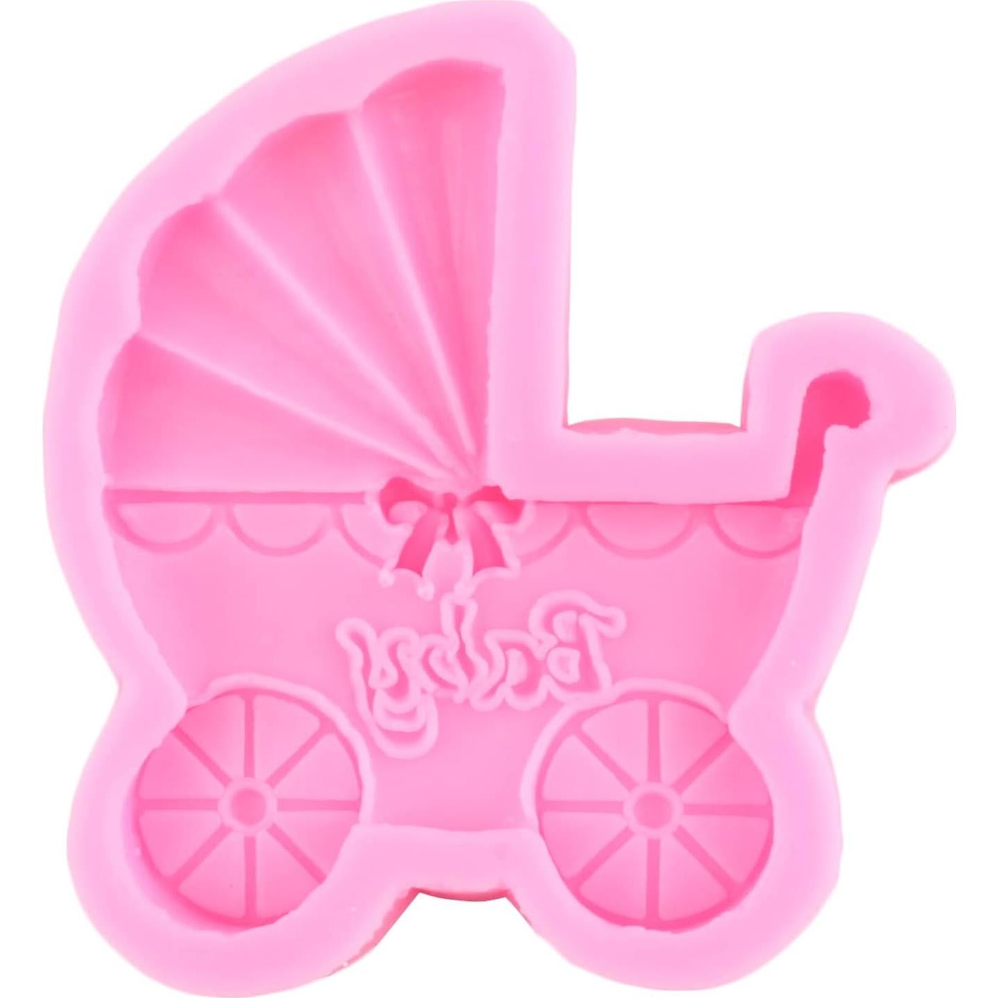 Molde de Silicona para Fondant Baby Shower MIYAHOUSE - 7 Piezas