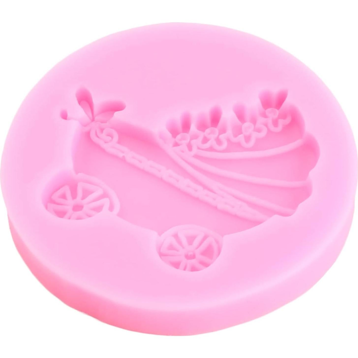 Molde de Silicona para Fondant Baby Shower MIYAHOUSE - 7 Piezas