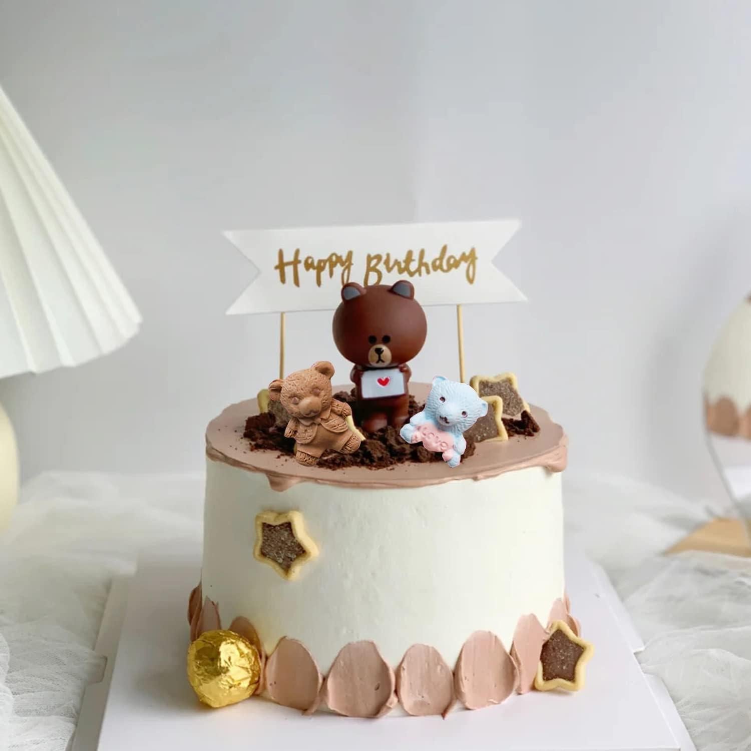 Moldes de Silicona de Oso MIYAHOUSE - 5 Piezas para Pasteles