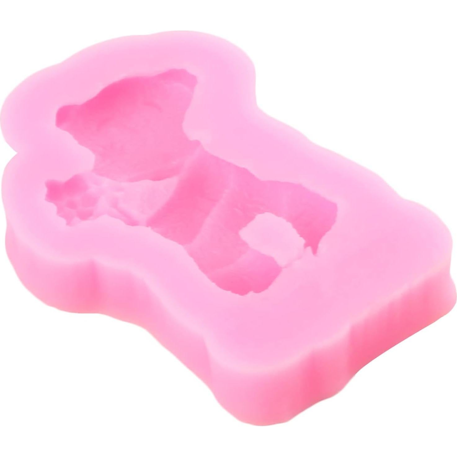 Moldes de Silicona de Oso MIYAHOUSE - 5 Piezas para Pasteles