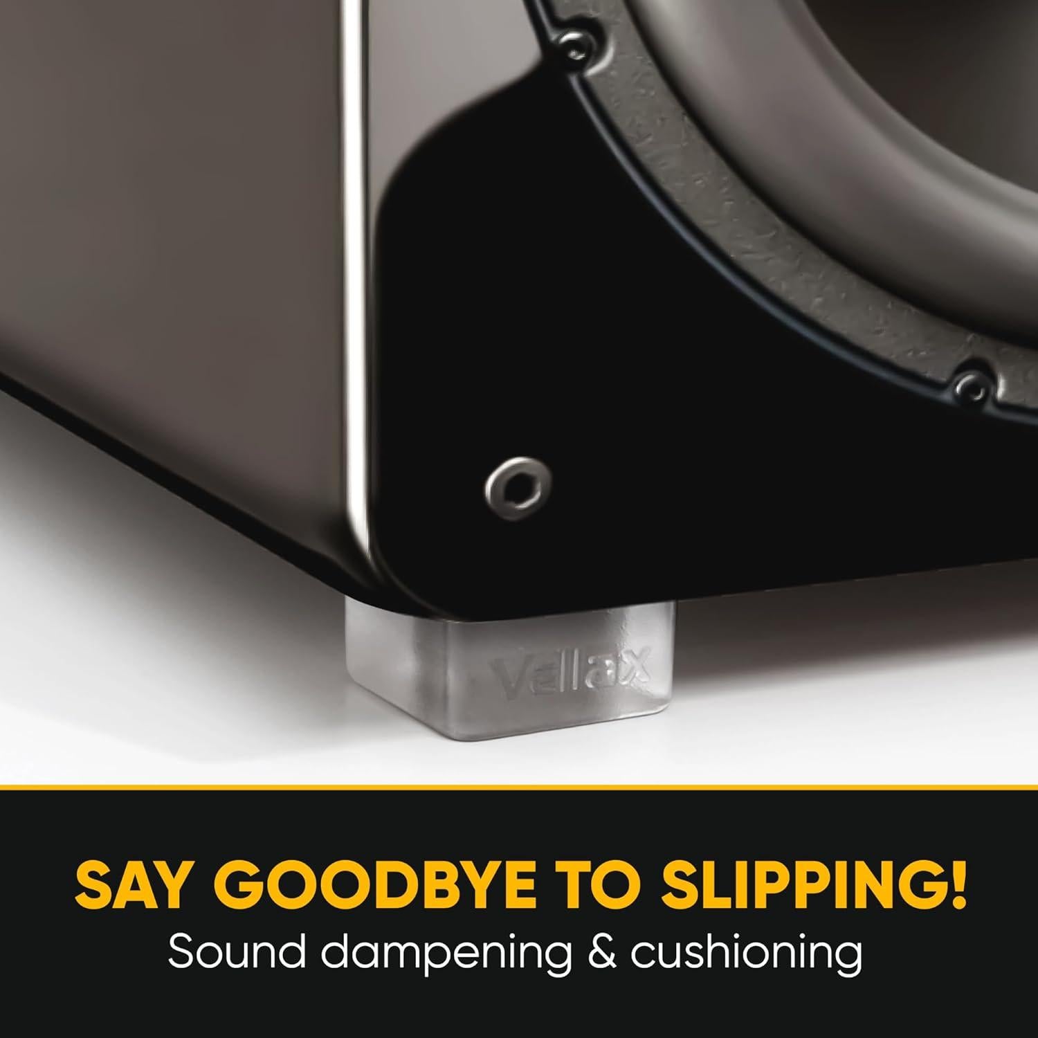 Protectores de Pared VELLAX - 8 Bumpers Silicona Transparente