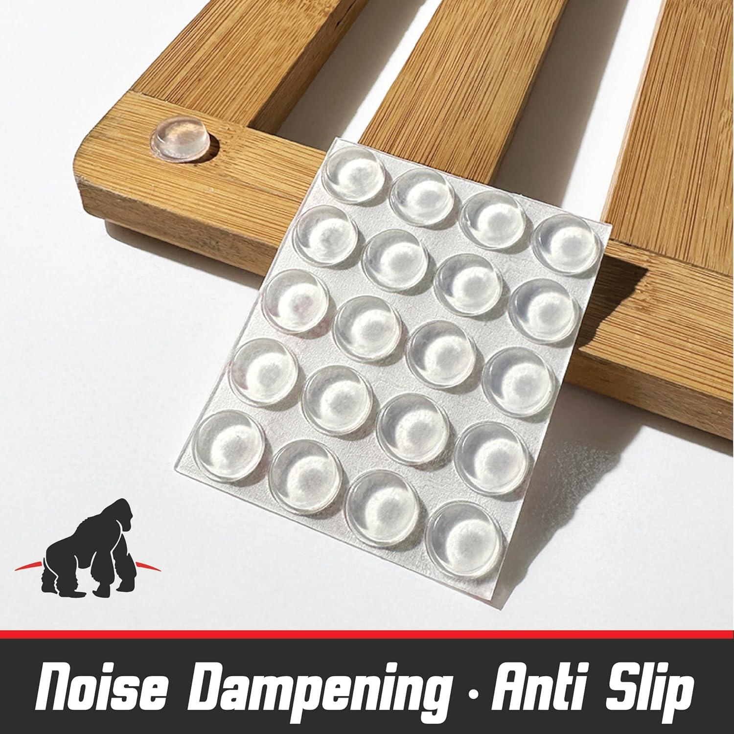 Bumpers Autoadhesivos 12.7mm GorillaGrit - 200 Pcs