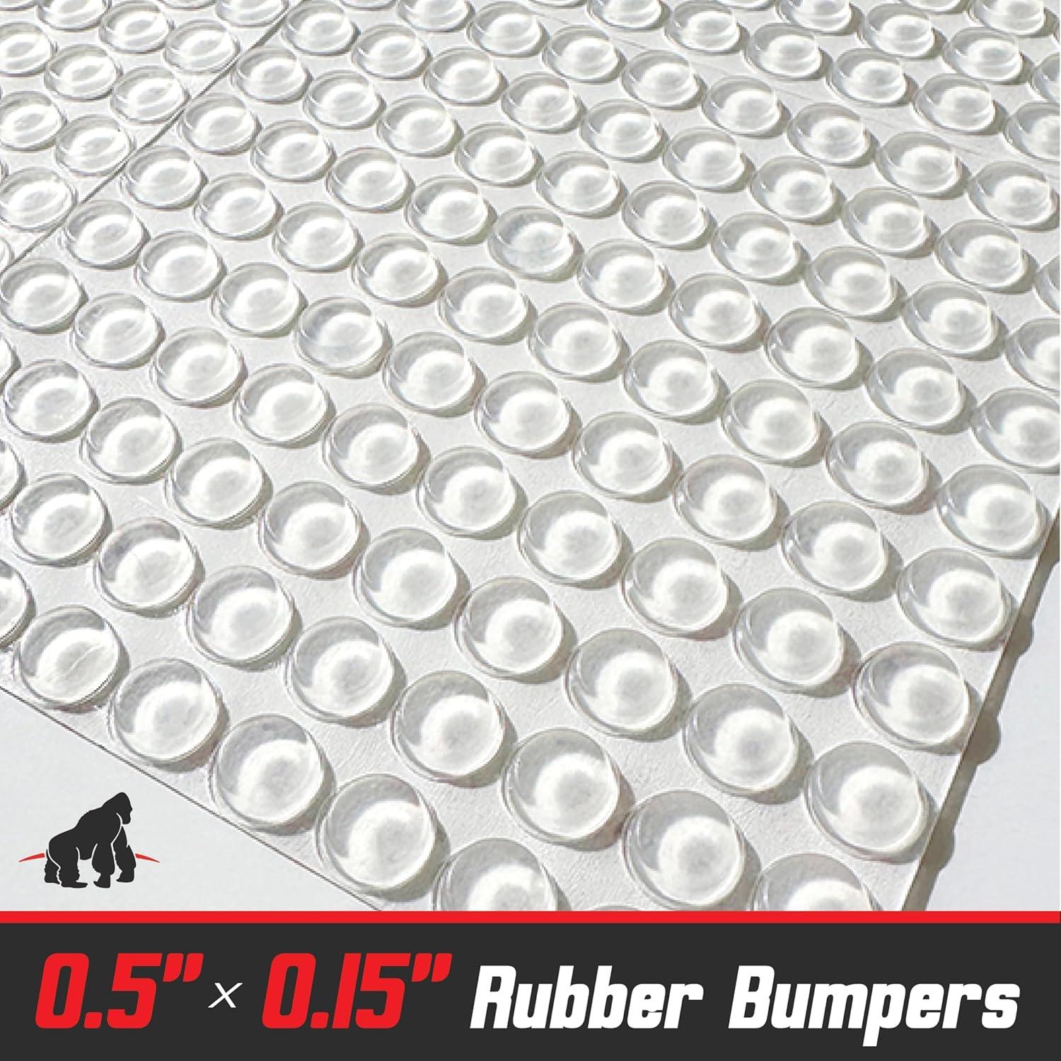 Bumpers Autoadhesivos 12.7mm GorillaGrit - 200 Pcs