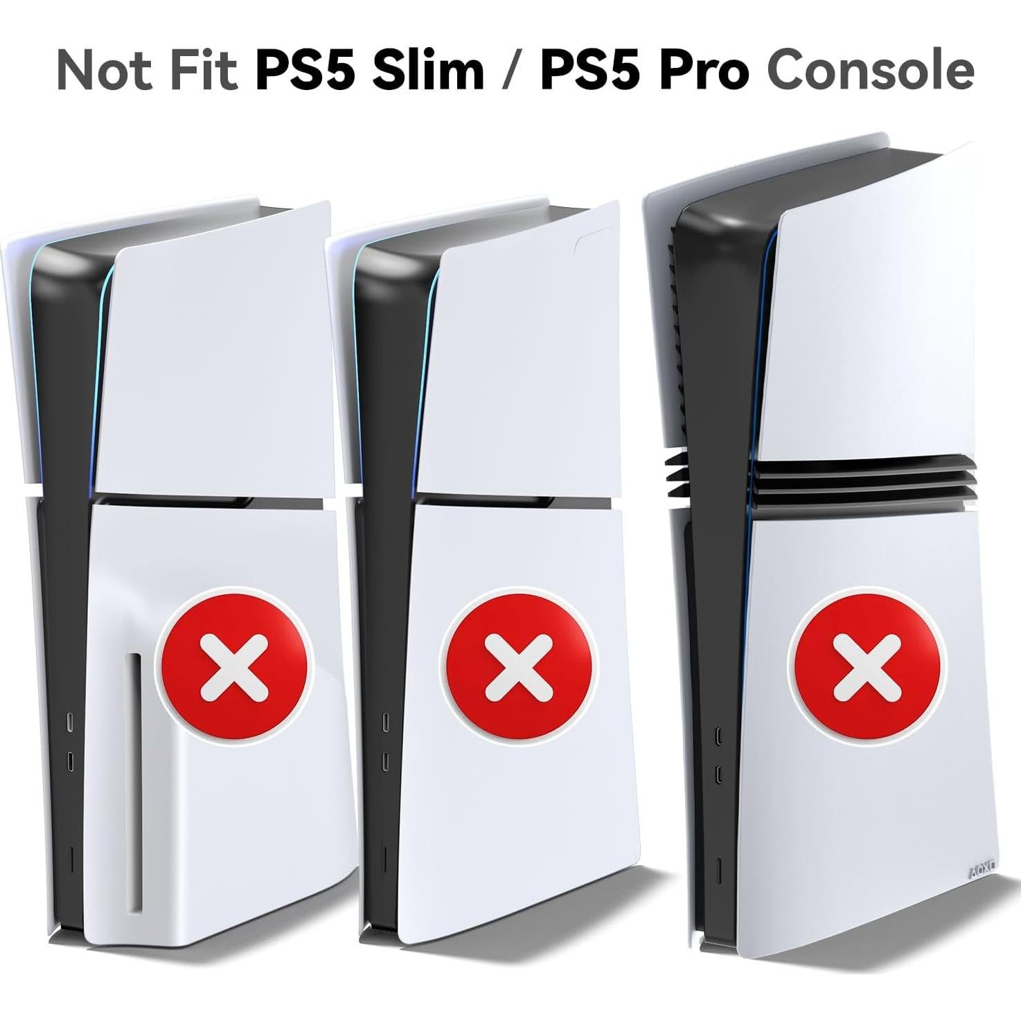 Soporte Horizontal OIVO para PS5 con Cargador Doble y Ventilador