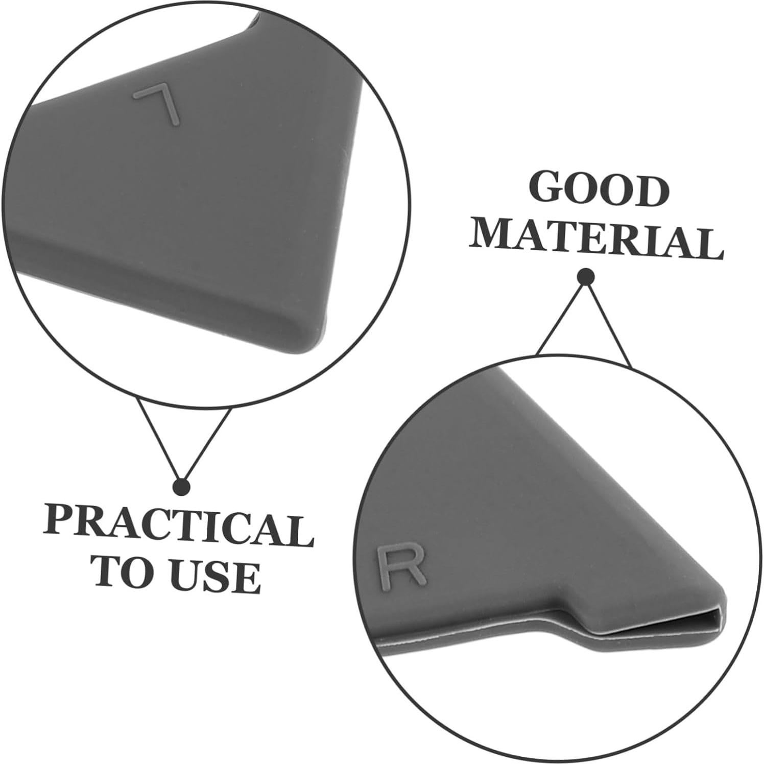 6 Protectores de Silicona para Puertas de Auto Anneome