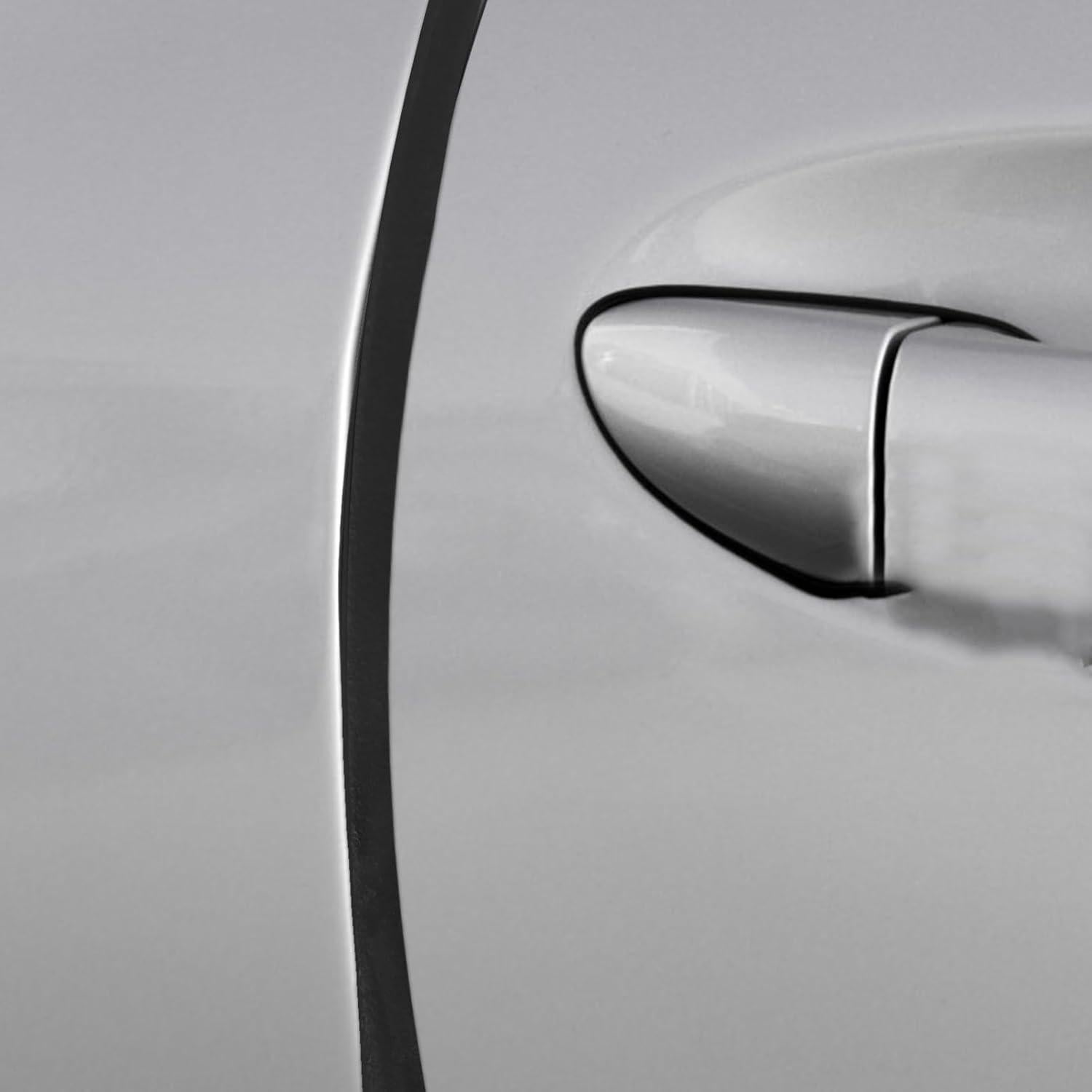 Tira protectora de borde de puerta SEWOART 100x2cm negra