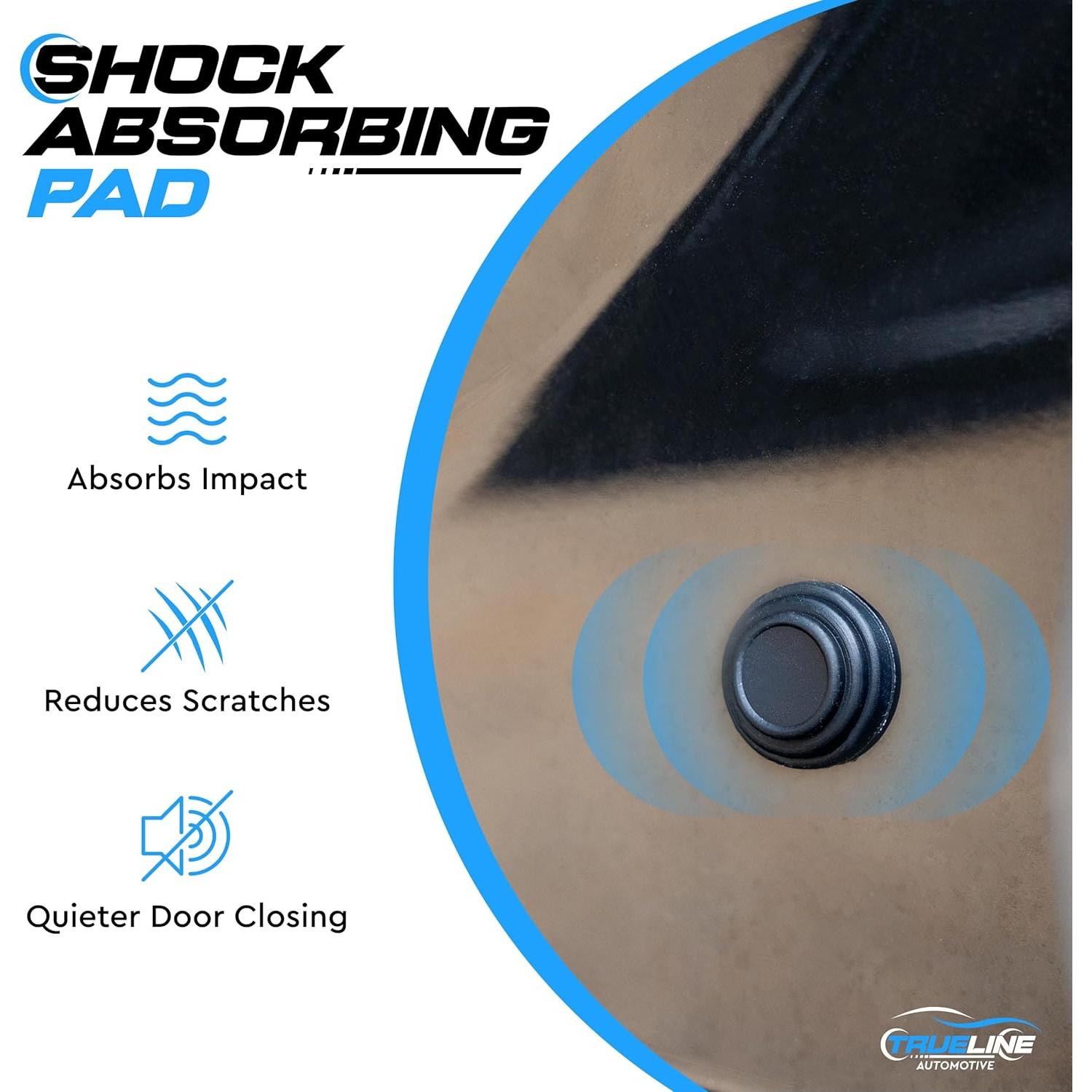 Amortiguadores de Puerta True Line Automotive 10 PCS PVC Universal