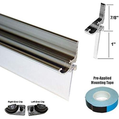 Riel de Goteo Gordon Glass con Barrido de Vinilo 81.28 cm