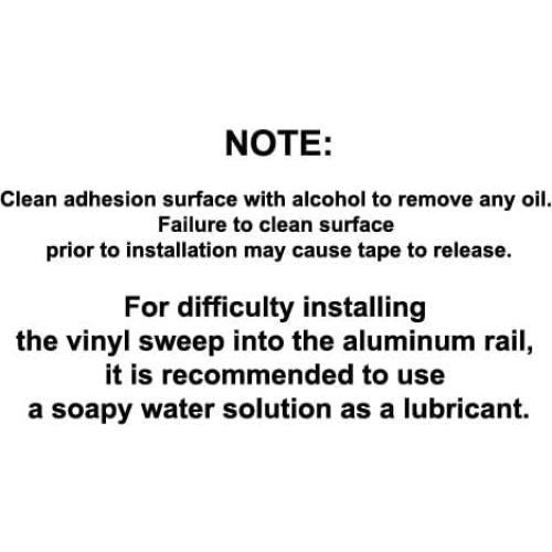 Riel de Goteo Gordon Glass con Barrido de Vinilo 81.28 cm