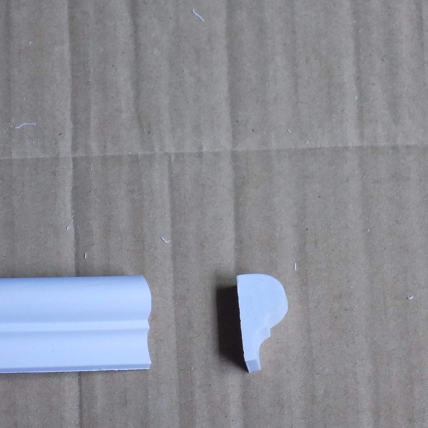 Moldura Flexible de PVC Zhangbl 2.2cm Ancho x 1.2cm Grosor