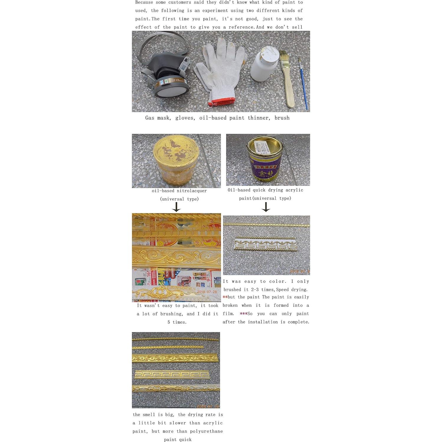 Moldura Flexible de PVC Zhangbl 2.2cm Ancho x 1.2cm Grosor